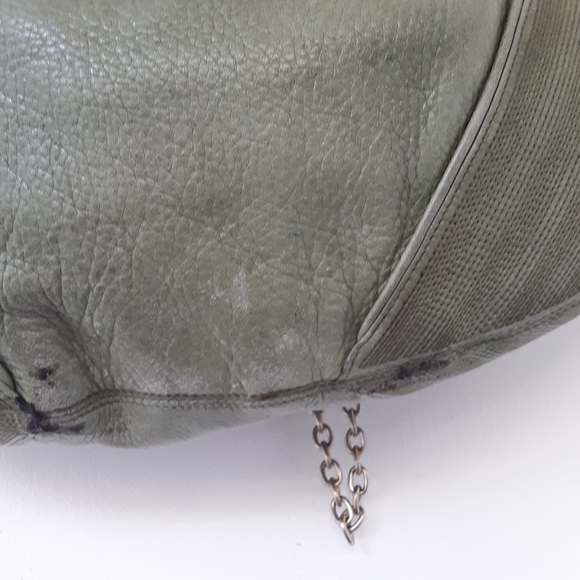 Botkier Green Italian Leather Hobo Bag Shoulder purse - Picture 10 of 12